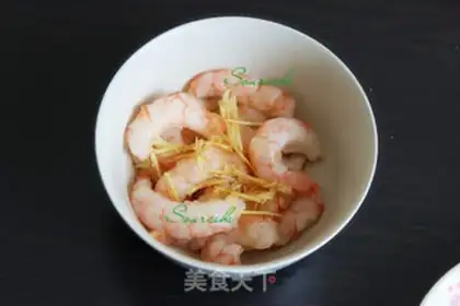 Make Shrimp spinach step 2