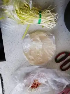 Make Yellow Spring Roll step 0