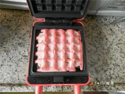 Make Flamingo waffles step 10