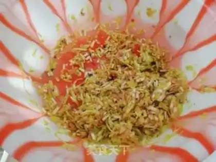 Make Yellow Spring Roll step 4