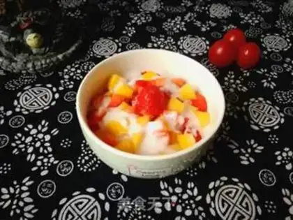 Make Strawberry yogurt salad step 6