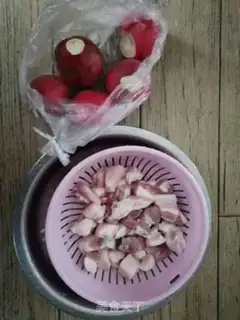 Make Radish meat step 0