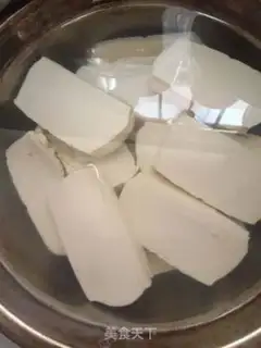 Make Precious water tofu step 1