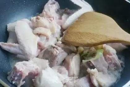 Make Potato chicken step 1