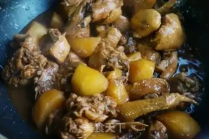 Make Potato chicken step 4
