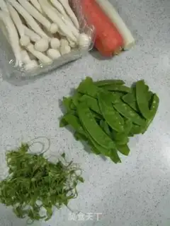 Make Clear the white mushrooms step 1
