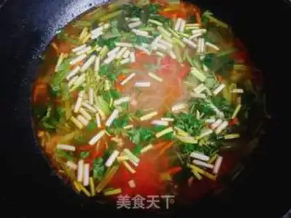 Make Spinach fan soup step 9