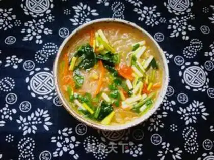 Make Spinach fan soup step 10