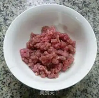 Make Cream beef paste fried rice step 1