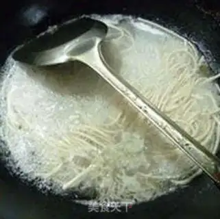Make ♪ Fried egg oatmeal noodles ♪ step 3