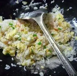 Make Egg shrimp fried rice step 9