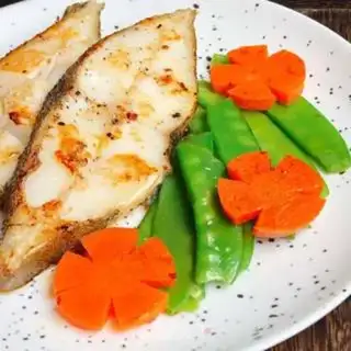 Make Fried halibut step 11