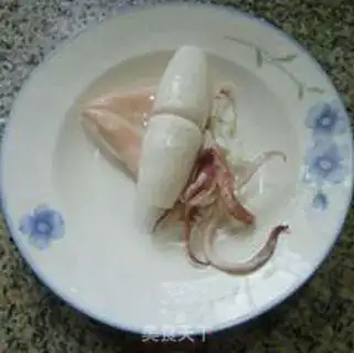 Make Squid cucumber step 1