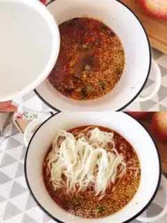 Make Spicy sour noodles step 4