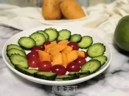 Make Fruit and vegetable platter salad step 3