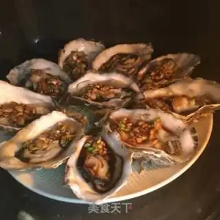 Make Microwave garlic roasted oysters step 9