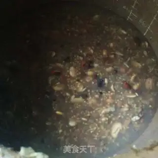 Make Bean money, red bean congee step 5