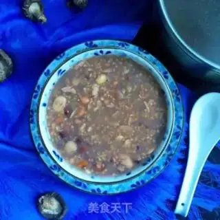 Make Bean money, red bean congee step 6