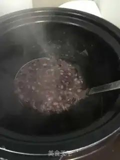 Make Black rice congee step 4