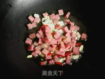 Make Garlic fan barley step 6