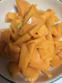 Make Mango yogurt pudding step 1
