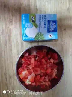 Make Strawberry roll step 8