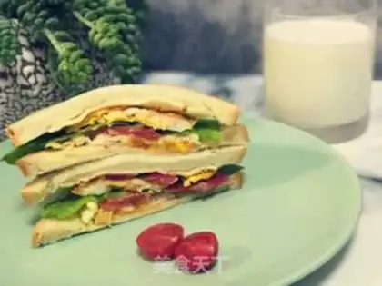 Make Egg sandwich step 6