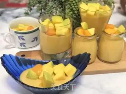 Make Mango yogurt pudding step 16