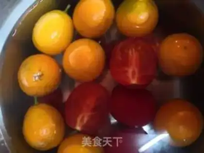 Make Corn and fruit platter step 2