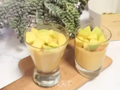 Make Mango yogurt pudding step 17