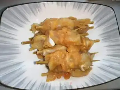 Make Chicken string step 1