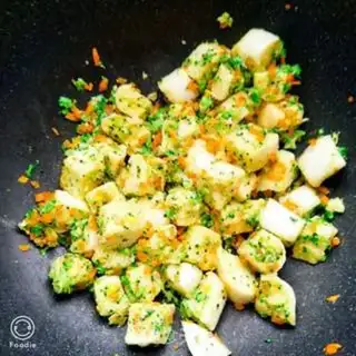 Make Vegetable fried buns step 5