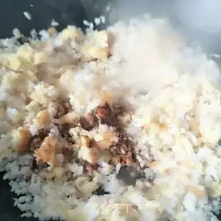 Make Egg fried rice step 9