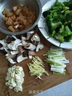 Make Chicken chest mushrooms and broccoli step 8