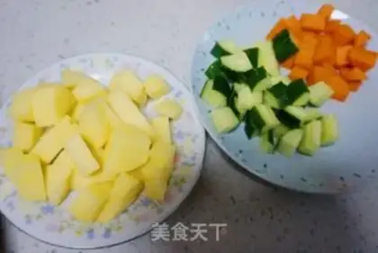 Make Makoto potatoes step 0