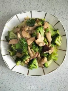 Make Chicken chest mushrooms and broccoli step 13