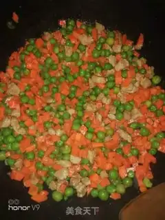 Make Meatd ham and peas step 6