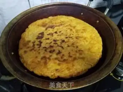 Make Carrot omelet step 4