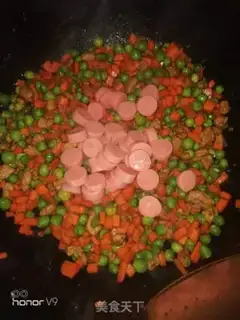 Make Meatd ham and peas step 8