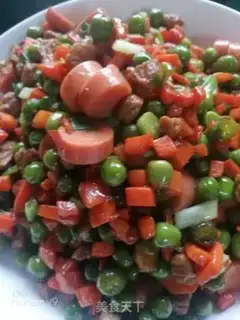 Make Meatd ham and peas step 10