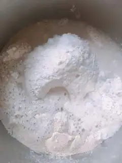 Make The yeast hair bun step 1