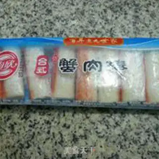 Make A tuna crab stick step 2
