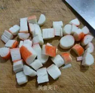 Make A tuna crab stick step 6