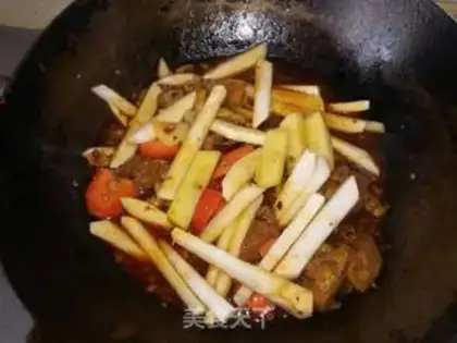 Make Yellow lamb step 9