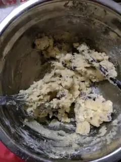 Make Cranberry cookies step 1