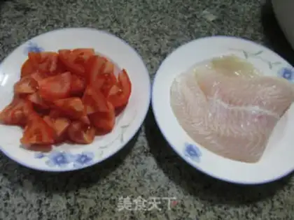Make Tomato fried dragonfish step 0