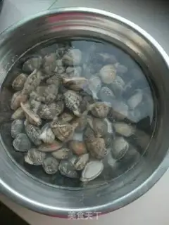 Make Flower clams and eggs step 0