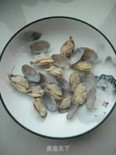 Make Flower clams and eggs step 2
