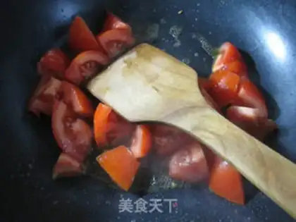 Make Tomato fried dragonfish step 5