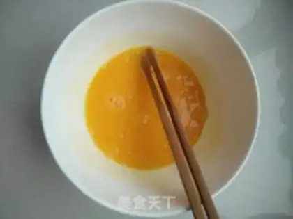 Make Flower clams and eggs step 4
